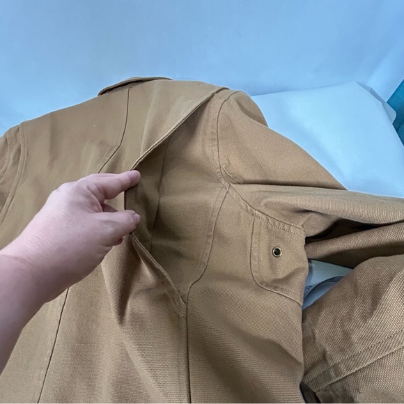 Duluth Trading Co Fire Hose Brown Presentation Canvas Work Jacket - Picture 2 of 12